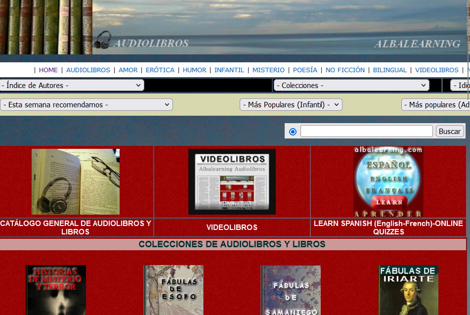 audiolibros gratis: albalearning