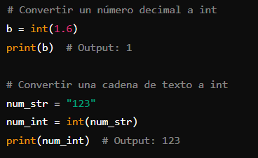 int en Python