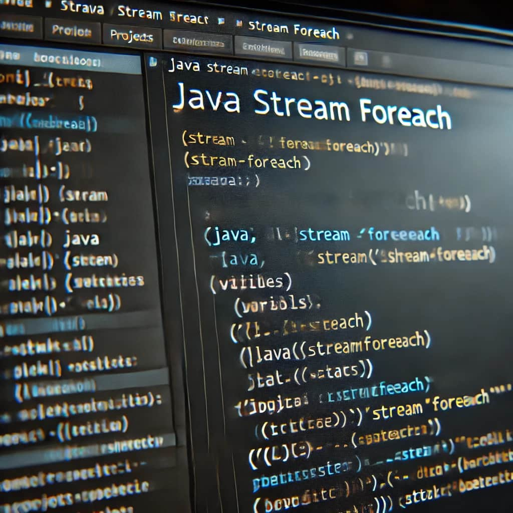 qué es Java Stream forEach