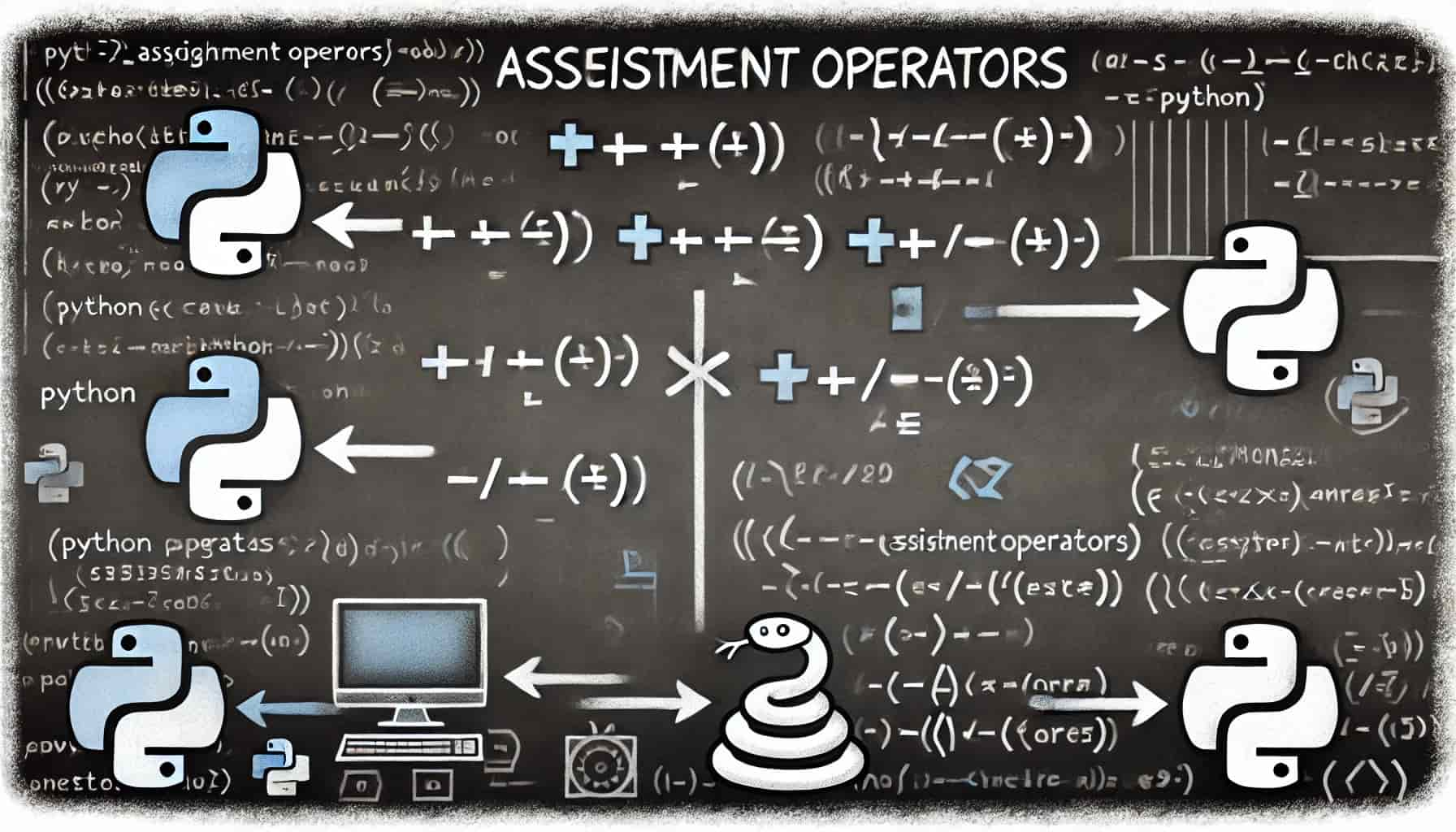 qué son los operadores de asignación en python