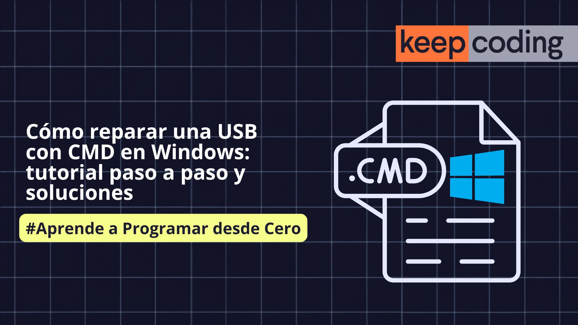 reparar una USB con CMD