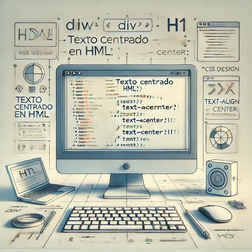 cómo centrar un texto en HTML