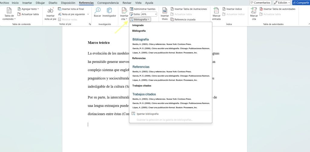 ¿Cómo poner referencias en Word? Guía paso a paso para citas y bibliografía