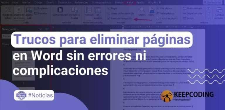 Trucos para eliminar páginas en Word sin errores ni complicaciones