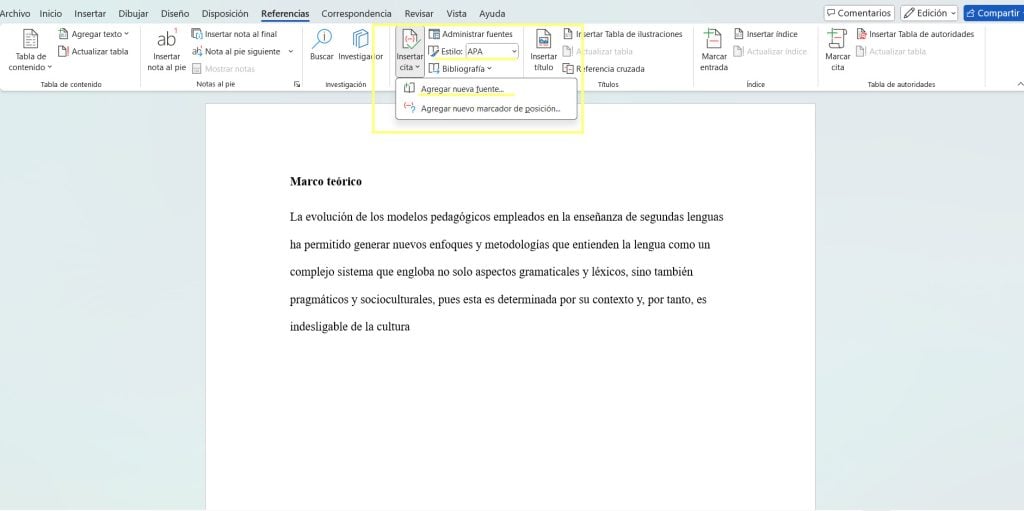 ¿Cómo poner referencias en Word? Guía paso a paso para citas y bibliografía