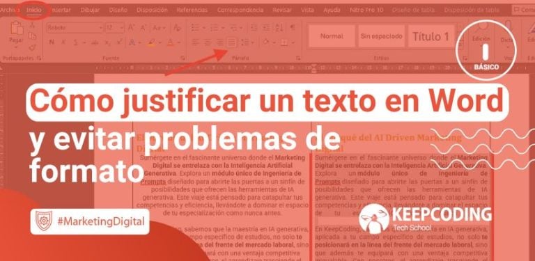 Cómo justificar un texto en Word y evitar problemas de formato