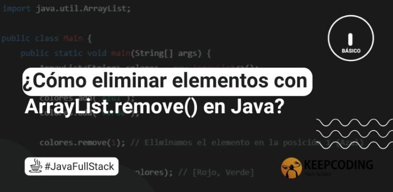 ¿Cómo eliminar elementos con ArrayList.remove() en Java?