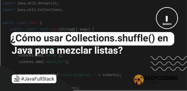 ¿Cómo usar Collections.shuffle() en Java para mezclar listas?