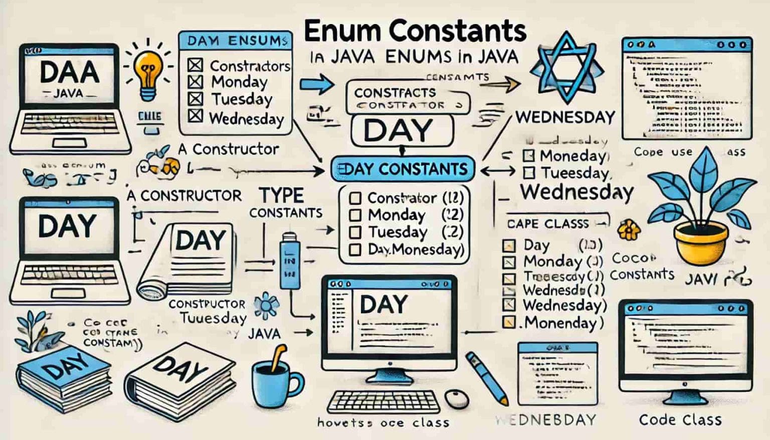 Enum constants en Java: ¿Cómo trabajar con ellos?