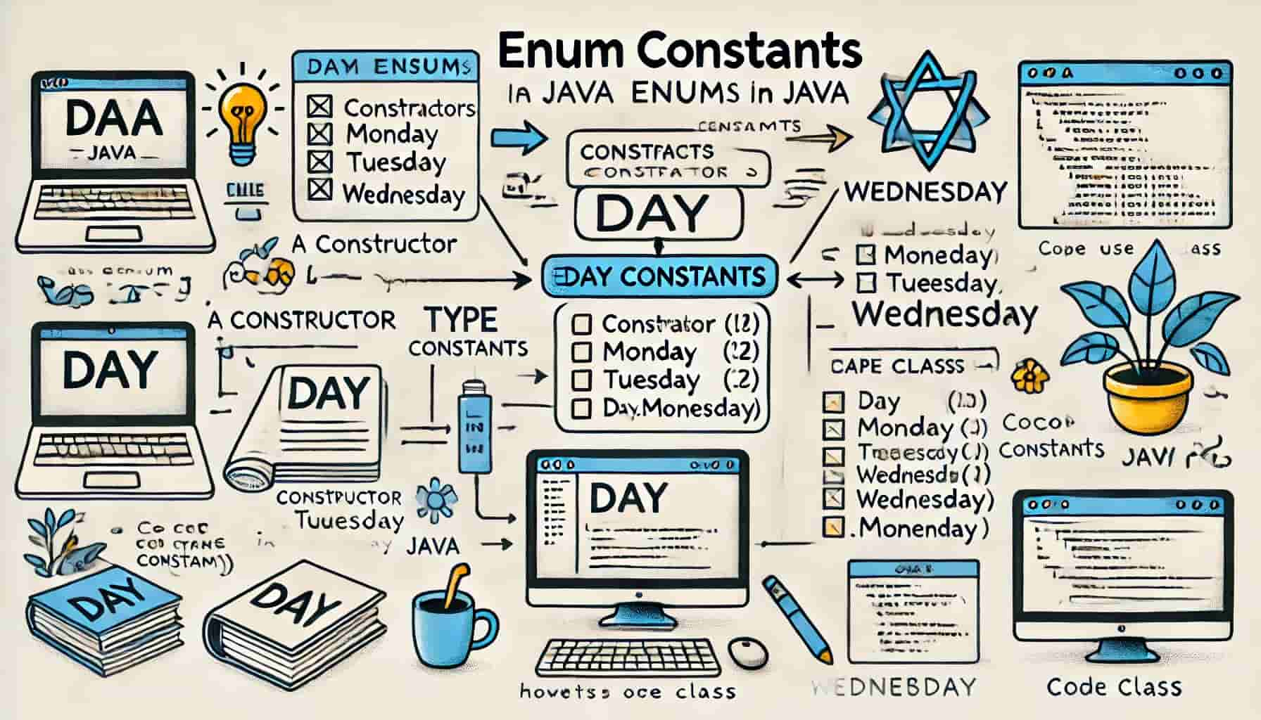 Enum constants en Java qué son