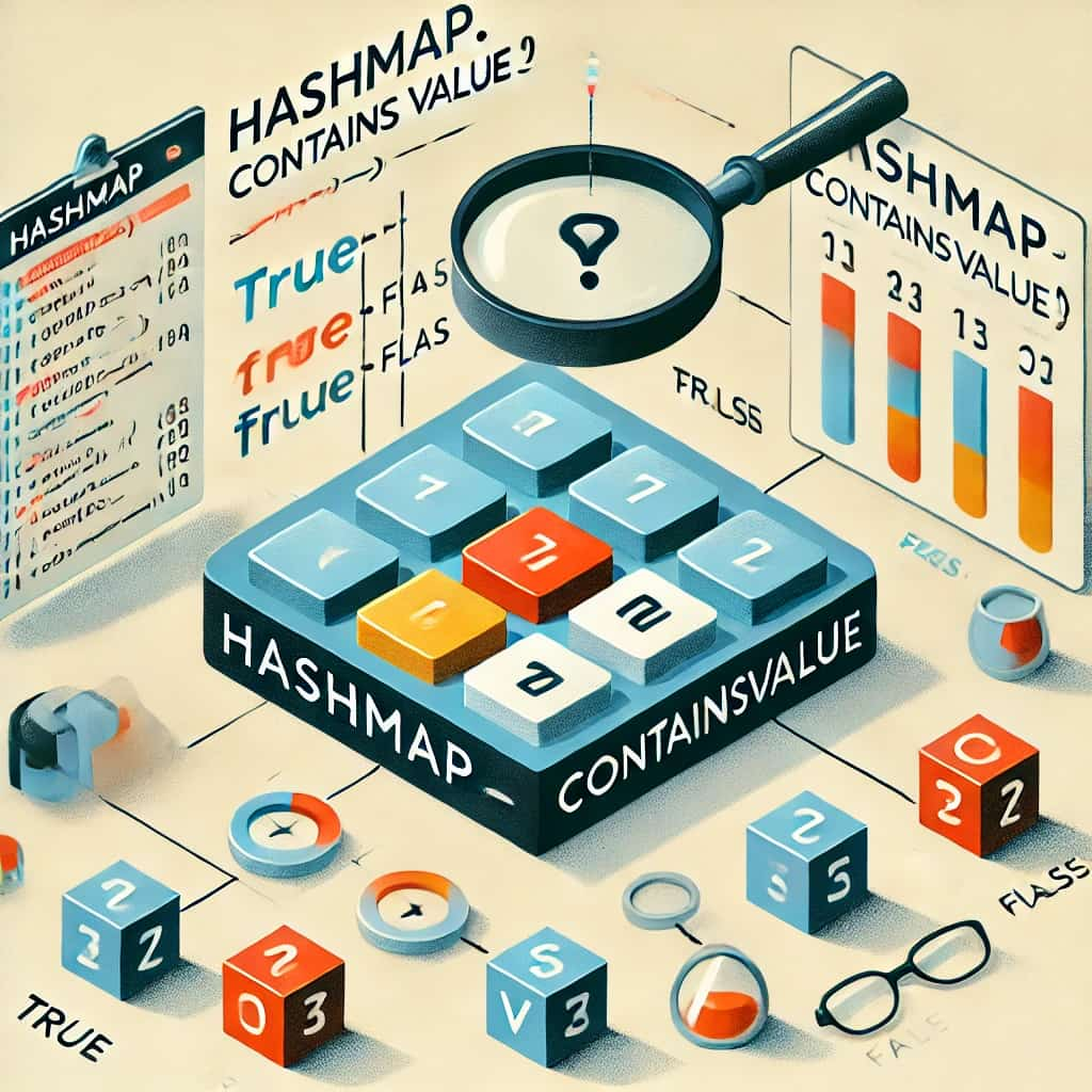 HashMap.containsValue() en Java qué es