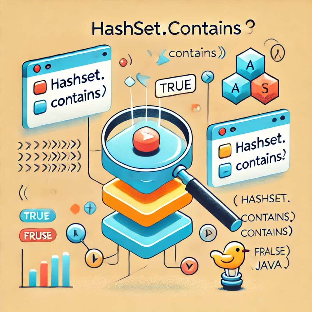 HashSet.contains() en Java qué es