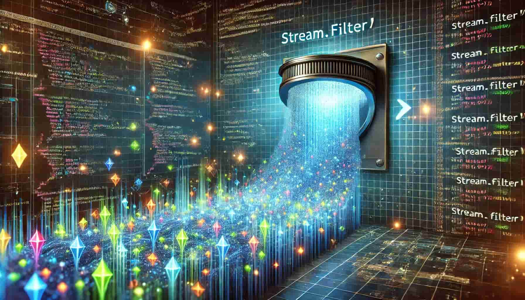 Stream.filter() en Java qué es