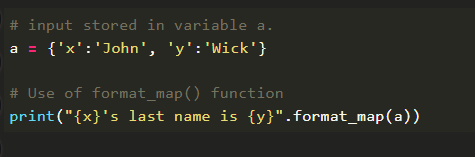 str.format_map() en Python