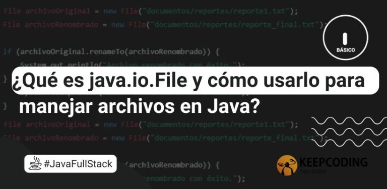 ¿Qué es java.io.File y cómo usarlo para manejar archivos en Java?