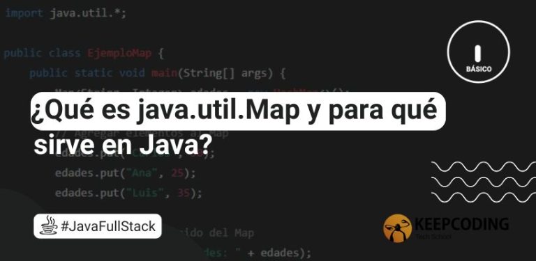 ¿Qué es java.util.Map y para qué sirve en Java?