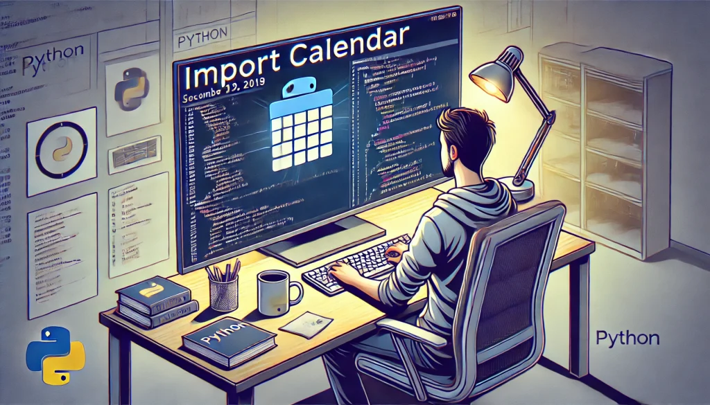 import calendar en Python