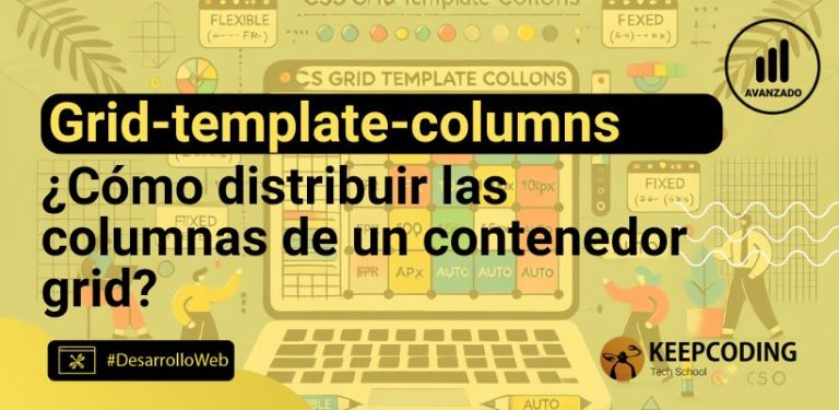 ¿Qué es grid-template-columns en CSS?