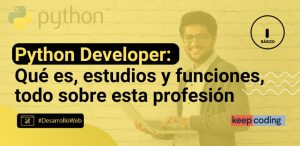 Python Developer: Qué es, estudios y funciones, todo sobre esta profesión