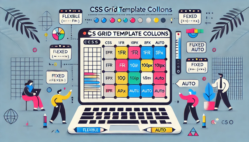 ¿Qué es grid-template-columns en CSS?