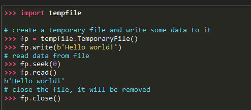 import tempfile