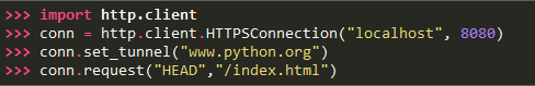 import http.client en Python