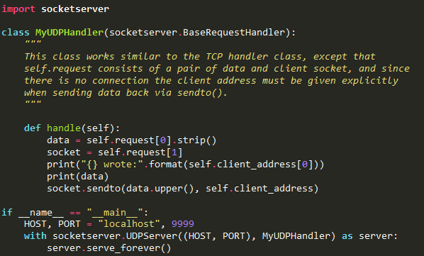 import socketserver
