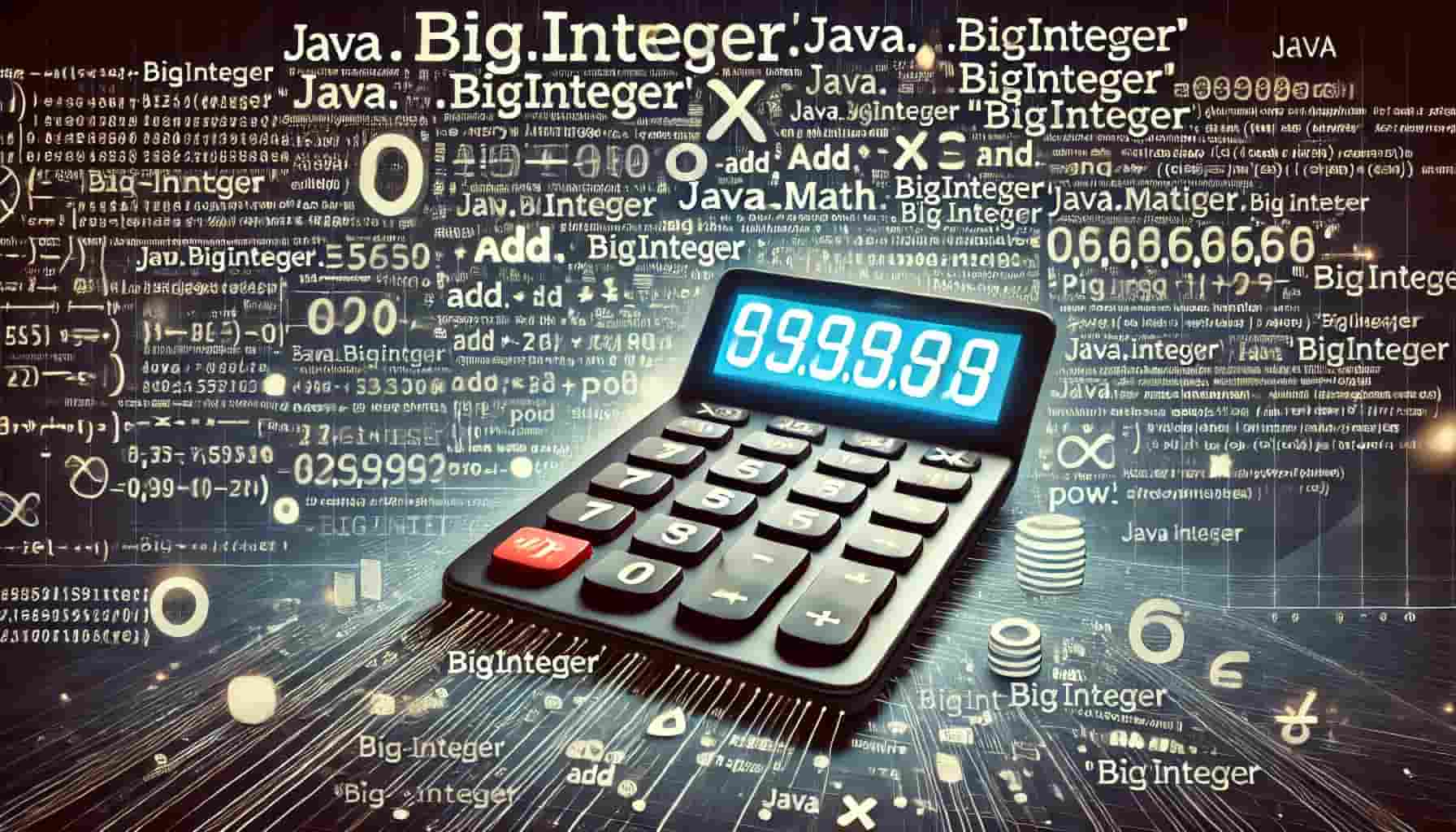 java.math.BigInteger en Java qué es