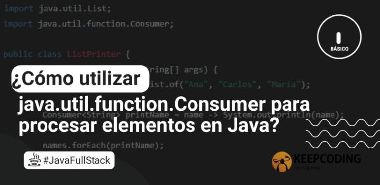 ¿Cómo utilizar java.util.function.Consumer para procesar elementos en Java?