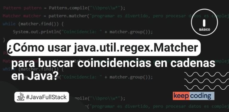 ¿Cómo usar java.util.regex.Matcher para buscar coincidencias en Java?