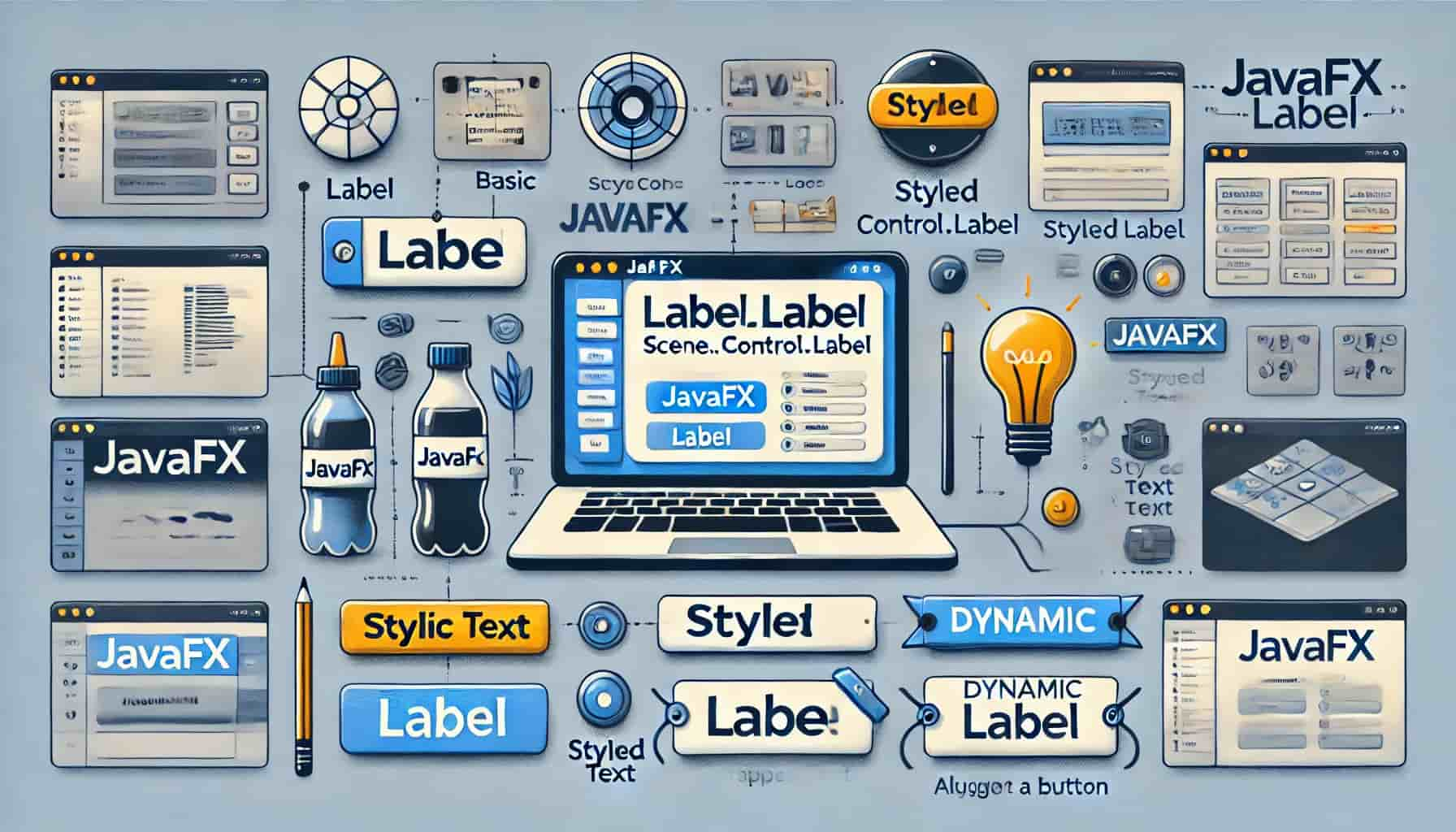 javafx.scene.control.Label qué es