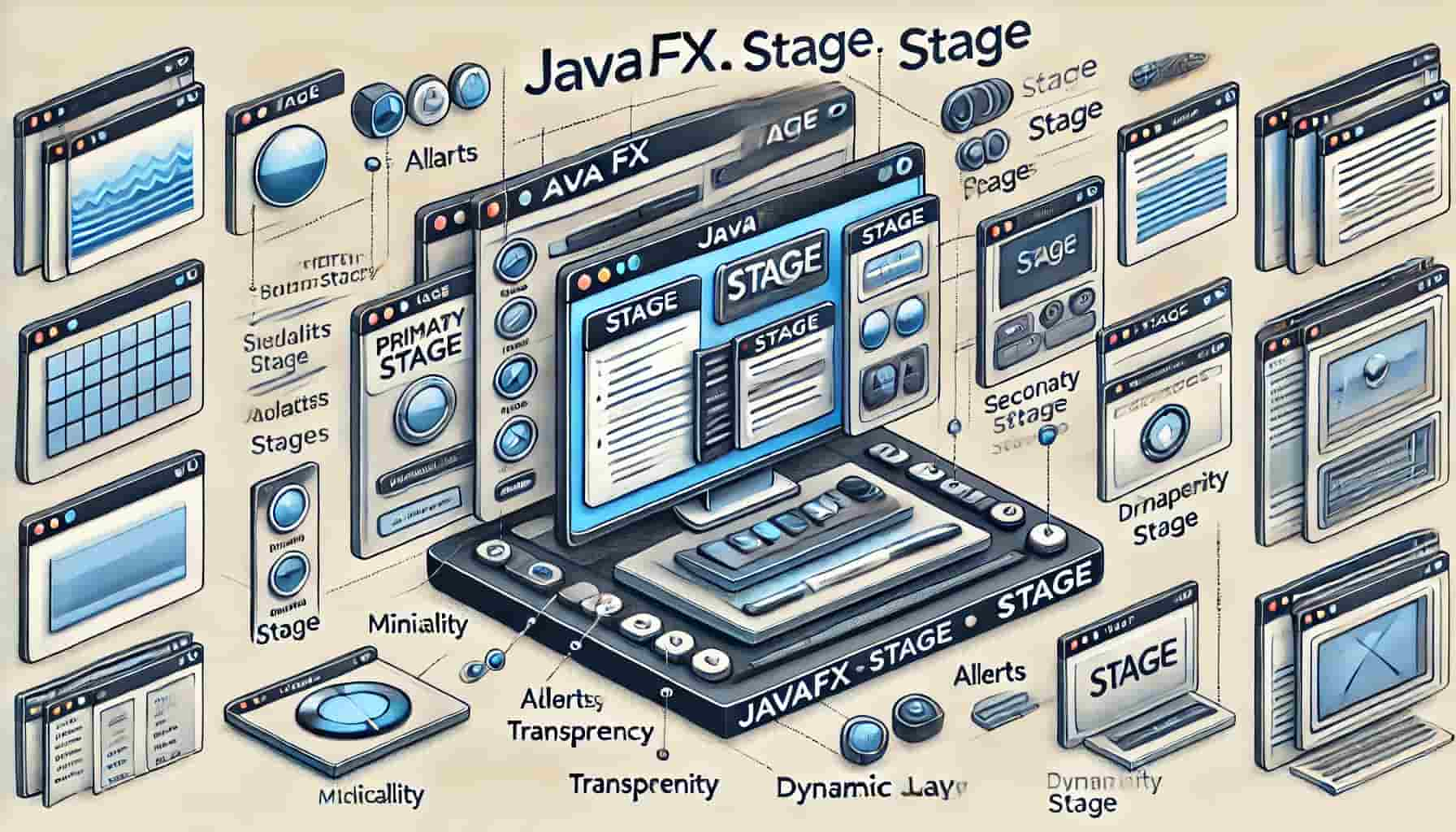 javafx.stage.Stage qué es