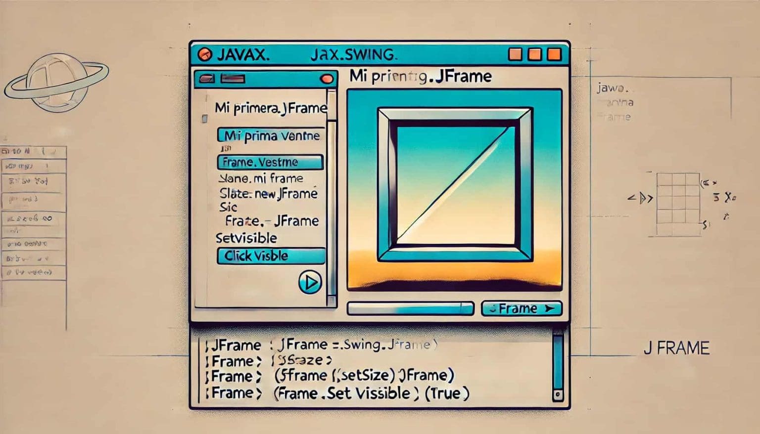 Javax.swing.JFrame: Crea ventanas gráficas en Java