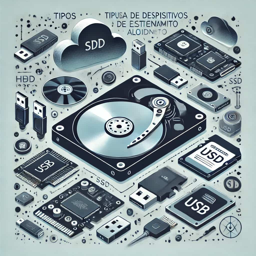 tipos de dispositivos de almacenamiento que existen