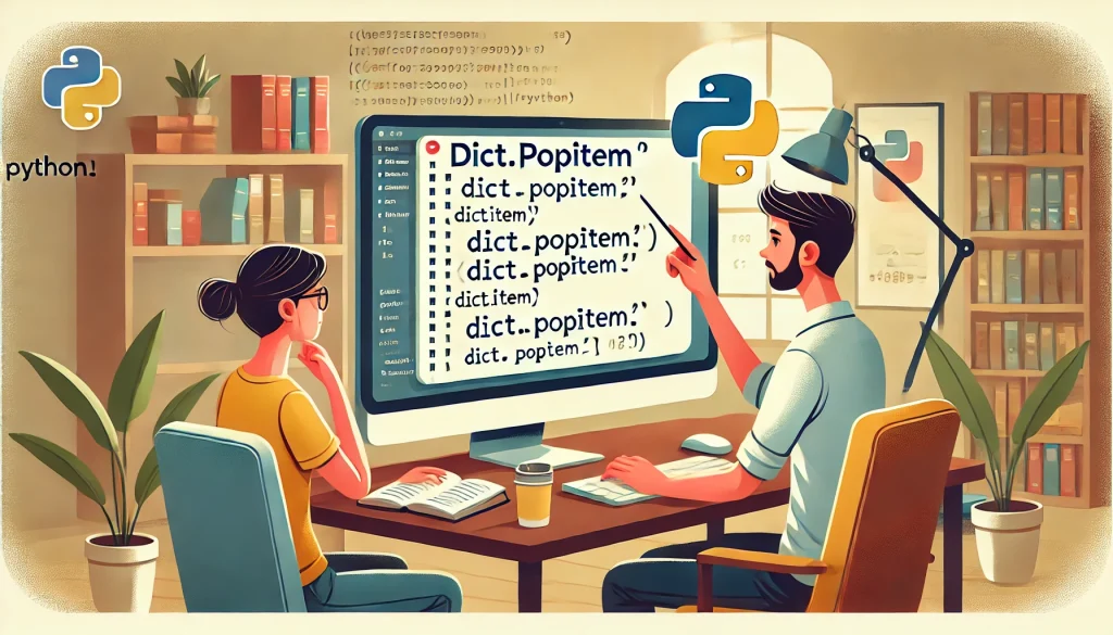 dict.popitem en python