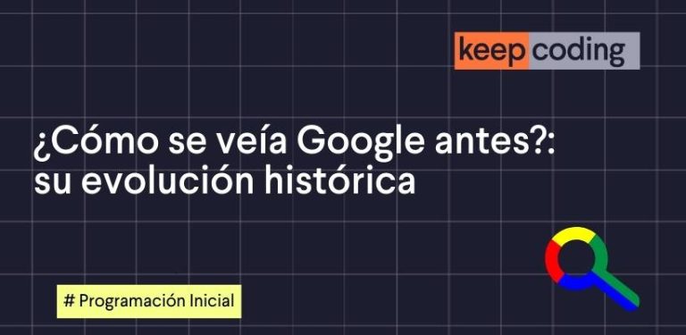 cómo se veía google antes