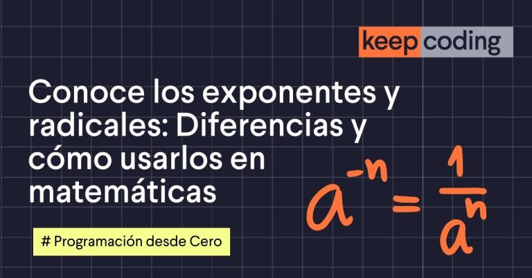 Conoce los exponentes y radicales: Diferencias y cómo usarlos en matemáticas