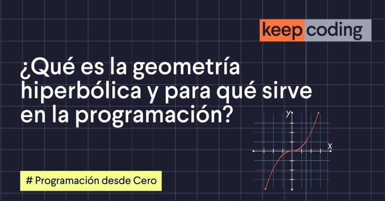 ¿Qué es la geometría hiperbólica y para qué sirve en la programación?