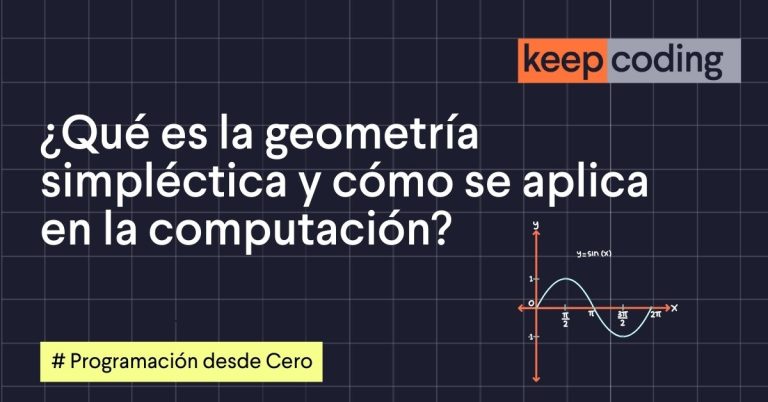 ¿Qué es la geometría simpléctica y cómo se aplica en la computación?