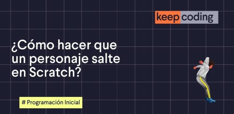 hacer que un personaje pueda saltar en scratch