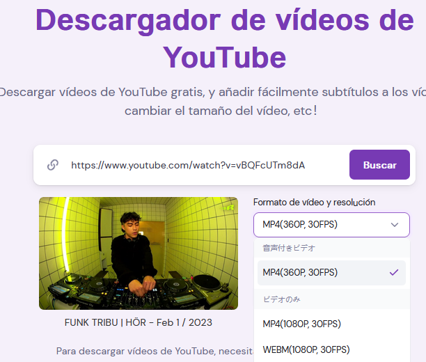 descargar videos de YouTube con zeemo