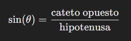 funciones trigonométricas seno