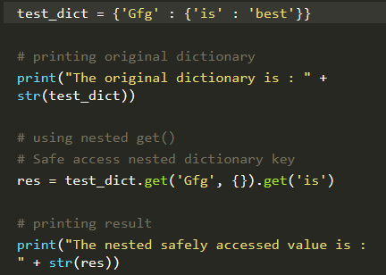 dict.get() en Python