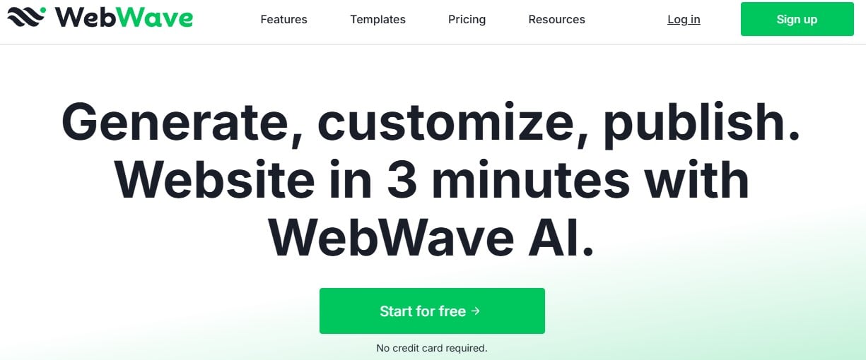 mejores IA para crear webs WebWave