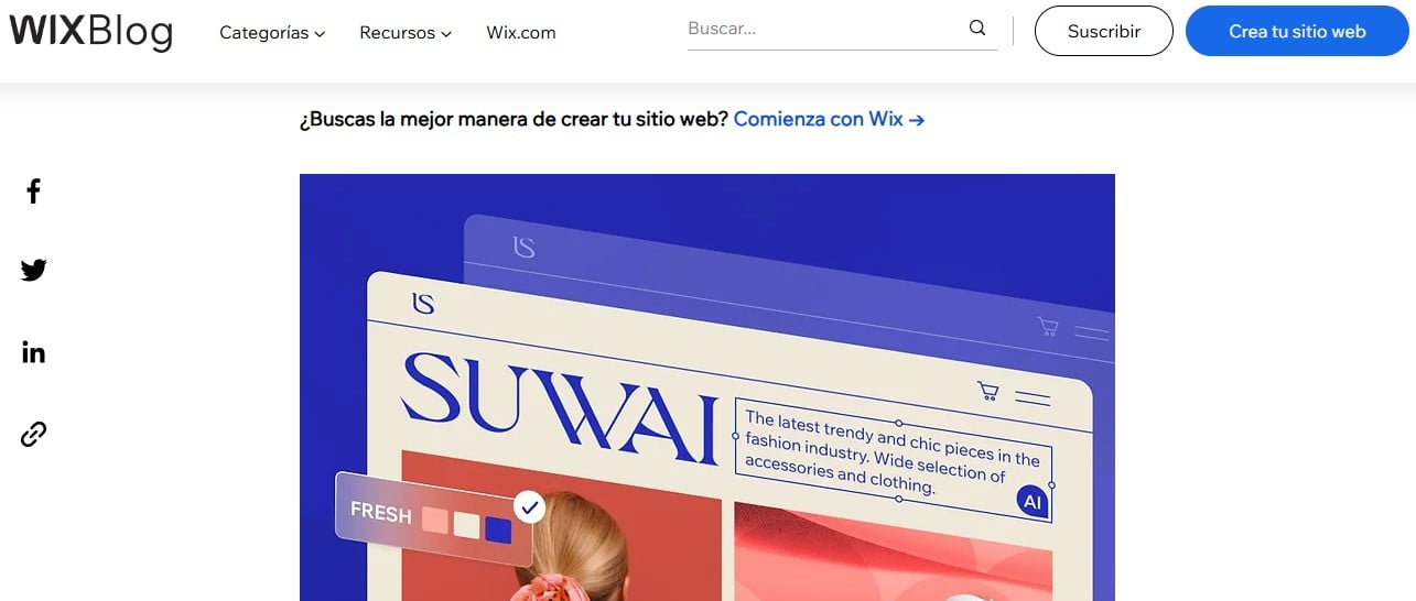 mejores IA para crear webs Wix ADI