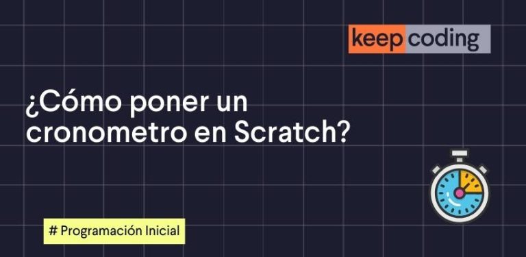 poner un cronometro en scratch