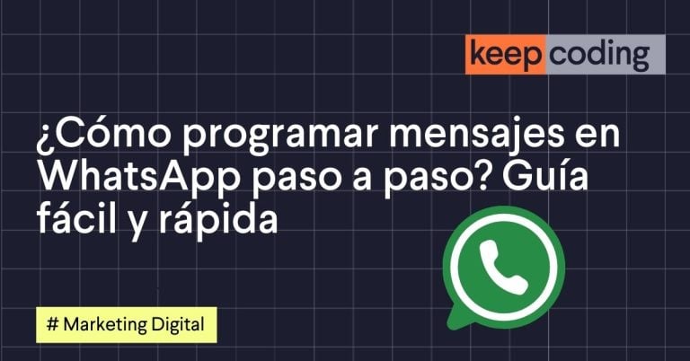 ¿Cómo programar mensajes en WhatsApp paso a paso? Guía fácil y rápida