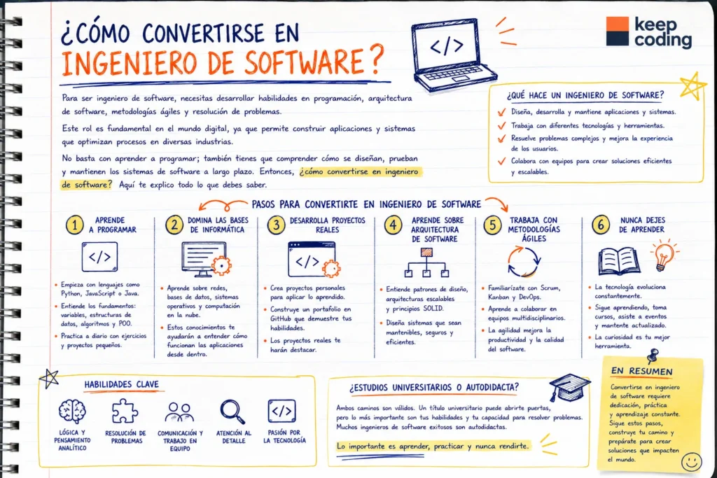 Guía definitiva para ser ingeniero de software: desde cero hasta experto 1 ser ingeniero de software,convertirse en ingeniero de software