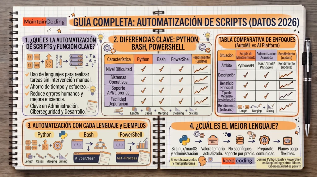 Automatización de scripts con Python, bash y powershell 1 Automatización de scripts