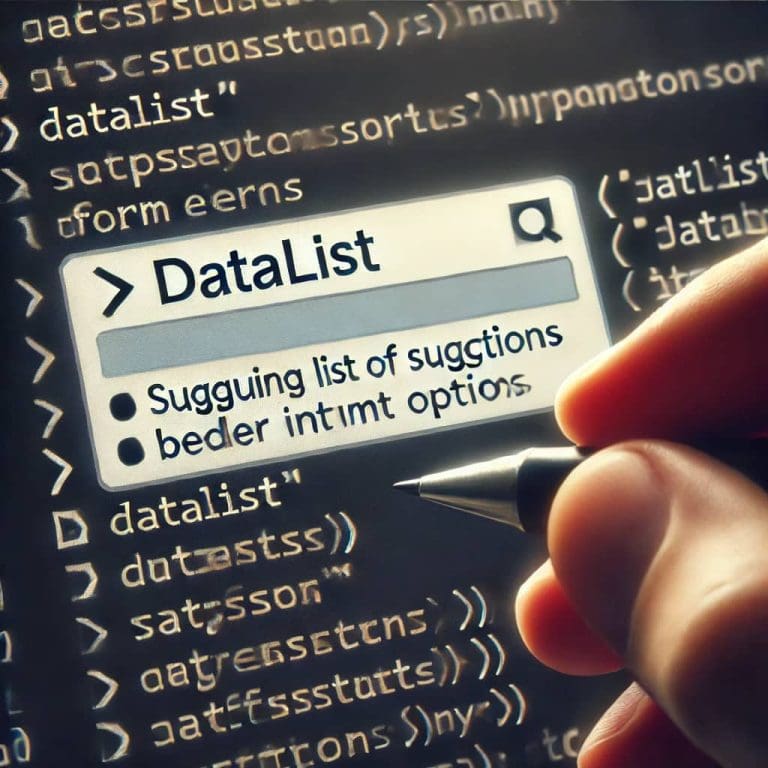 ¿Cómo usar Datalist en HTML paso a paso?